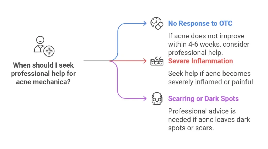 When to Seek Professional Help for Acne Mechnanica
