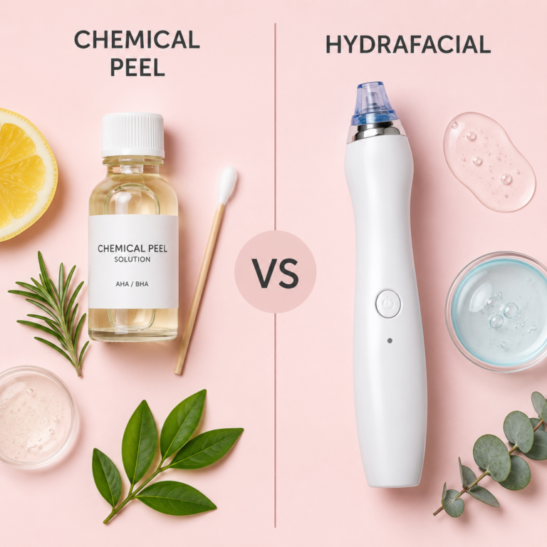 Chemical Peel vs HydraFacial By Skin Clinic in PCMC